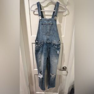 Lucky Brand Boyfriend Denim Overalls